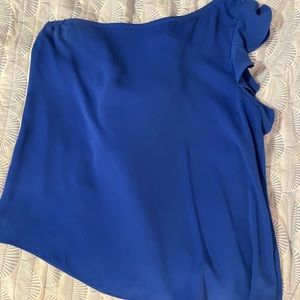 Naked Zebra one-shoulder top